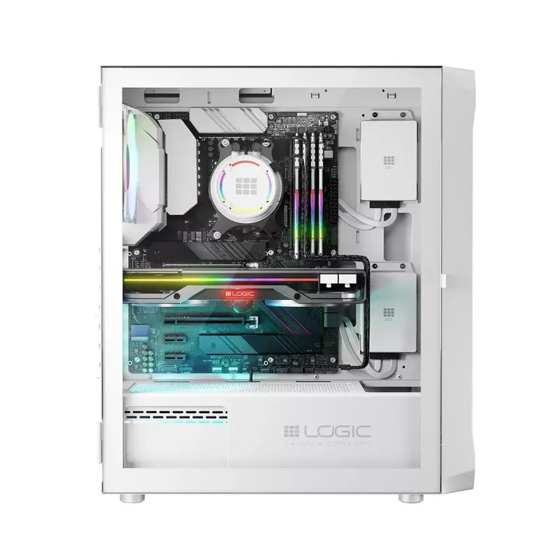 Logic PORTOS ARGB MINIDI USB 3.0 kotelo valkoinen