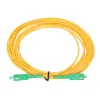 Extralink SC/APC-SC/APC patch-kaapeli LSOH yksimuotokuitu simplex G.657A2 3 mm 15 m keltainen