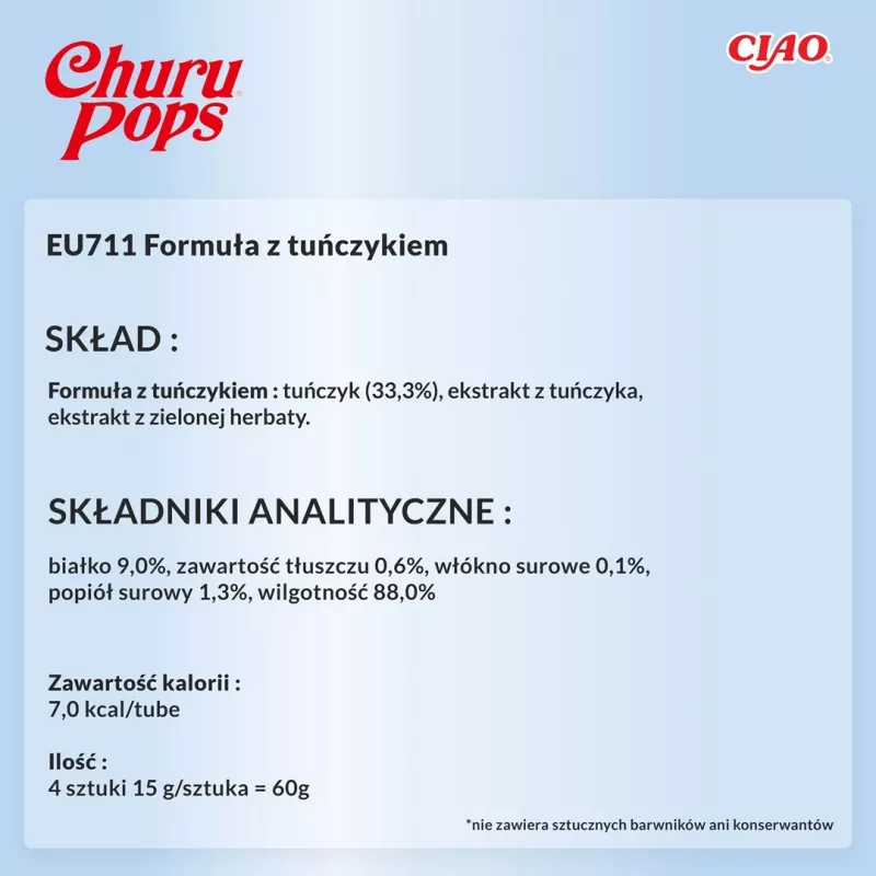 INABA Churu Pops tonnikala - kissanherkku - 4x15 g