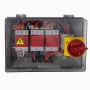 PV-kombinaattorikotelo HiSmart NV822300 DC 3 tuloa - 3 lähtöä IP66 liitäntäkotelo aurinkosähköjärjestelmille