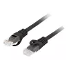 Verkkokaapeli LANBERG PCU6-10CU-1000-BK Cat6 U/UTP RJ-45 10 m musta