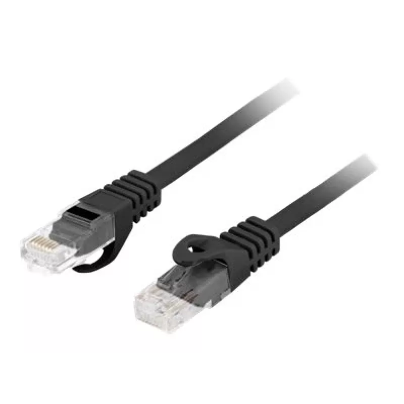 Verkkokaapeli LANBERG PCU6-10CU-1000-BK Cat6 U/UTP RJ-45 10 m musta