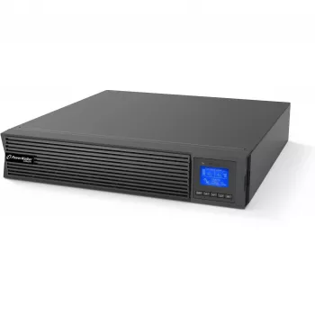 Rack USV PowerWalker VFI 1500 LICR IOT PF1 on-line 1 500 VA, 8× IEC C13, USB-B, RS-232, LCD, 2U