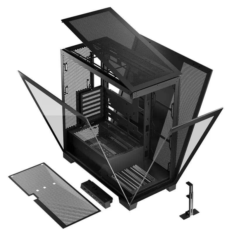 MODECOM Volcano SPACE MIDI USB 3.0 X 2 CYPE-C musta