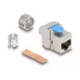 DeLOCK Keystone-moduuli RJ45 naaras LSA Cat.8.1 työkaluton litteä metalli