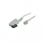 Puhelinkaapeli S/CONN 70046-W 6 m valkoinen