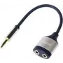 LogiLink äänenjakaja stereo-miniliitäntä naaras - stereo-miniliitäntä uros 18 cm