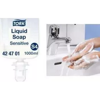 Nestesaippua Tork 424701 herkälle iholle, mieto koostumus, täyttöpakkaus
