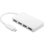 MicroConnect USB3.1CUSB3 USB-C-monikäyttösovitin, hubi 4x SuperSpeed USB 3.0