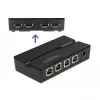 DeLOCK 11494 tietokoneen datakytkin musta USB Type-A Type-B 0,48 Gbit/s