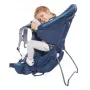 Vauvan kantoreppu Deuter Kid Comfort Pro, sininen, polyamidi, max. 22 kg, aurinkosuoja, sivutasku