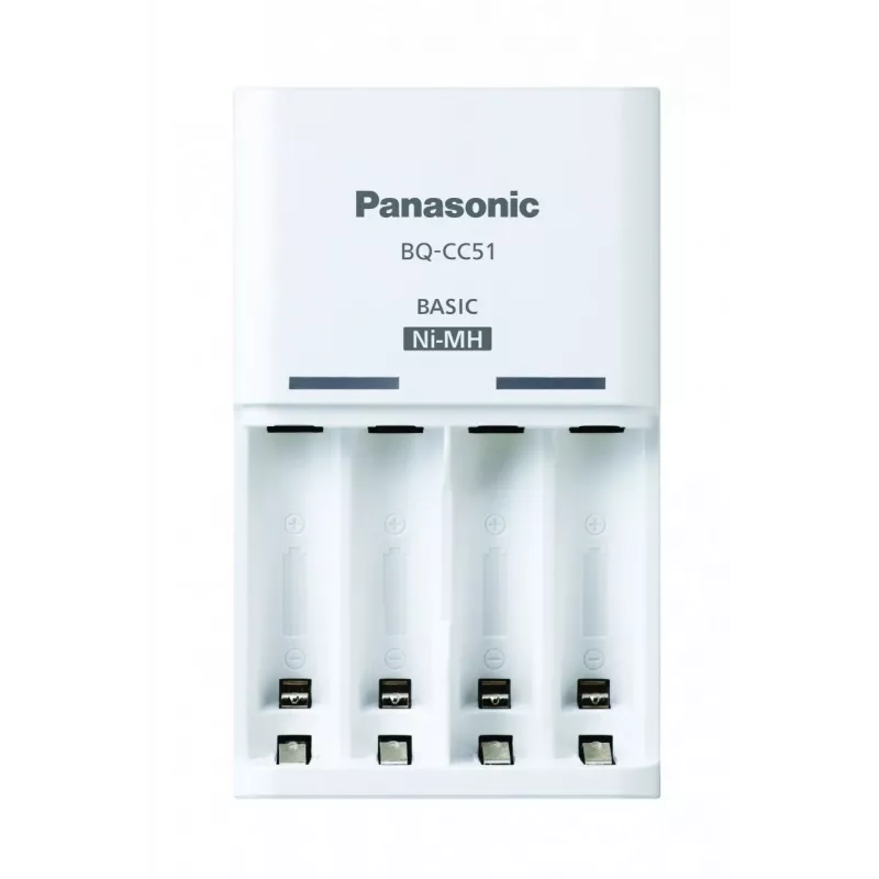 Panasonic 52051E02 Basic BQ-CC51 USB-laturi NiMH AAA/AA LED-tila