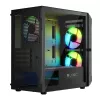 Tietokonekotelo Logic Concept Portos Mini ARGB Micro ATX musta