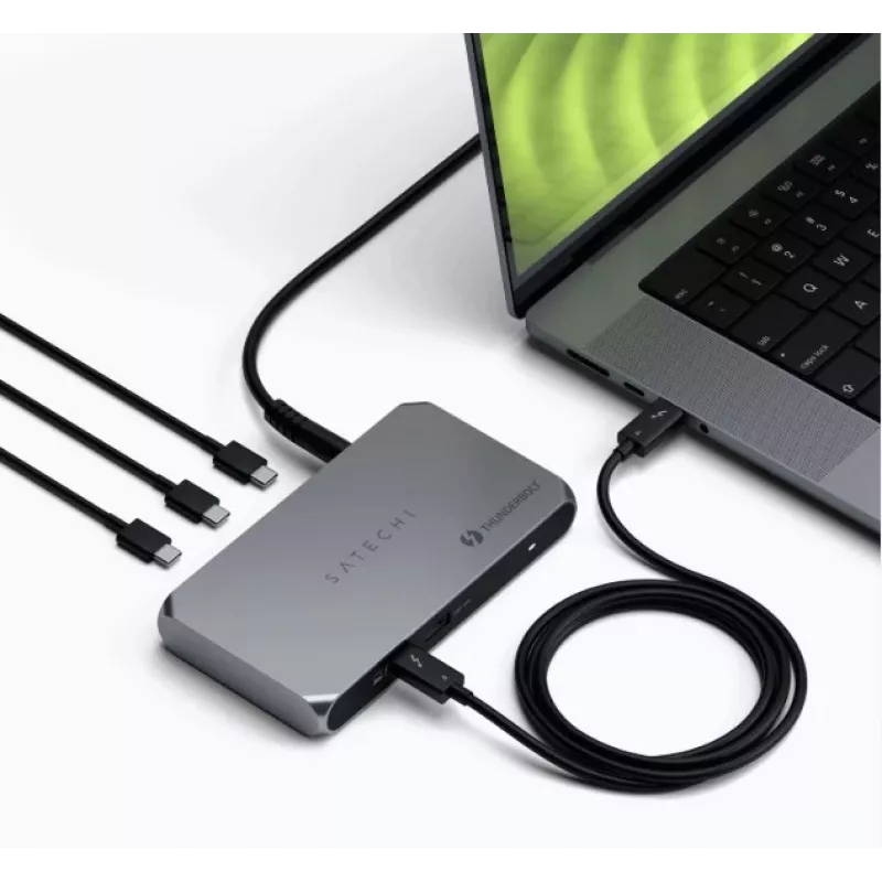 Keskitin Satechi Thunderbolt 4 Slim USB-C