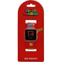 Kids Euroswan rannekello LED Super Mario punainen digitaalinen lasten kello LED-näytöllä