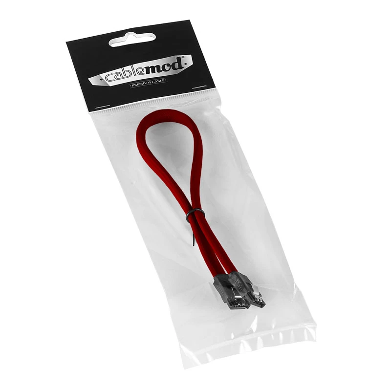 ModMesh SATA 3 -kaapeli 30 cm - verenpunainen - kaapeli - digitaali/data (CM-CAB-SATA-N30KBR-R)