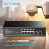 Cudy FS1010P verkkokytkin Fast Ethernet (10/100) Power over Ethernet (PoE) musta