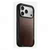 Nomad Rugged Leather Case -puhelinkotelo iPhone 17 Pro, 6,3 inch (16 cm), ruskea, nahka/TPU/alumiini