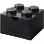 LEGO työpöytälaatikko 4, säilytyslaatikko musta, nupit