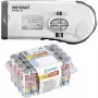 VOLTCRAFT akkutestari MS-229 LCD + Conrad energy alkaliparistot Mignon 24 kpl:n pakkaus