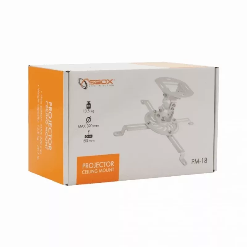 Sbox PM-18 projektorin kattoteline