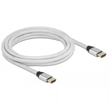 HDMI-kaapeli DeLOCK Ultra High Speed 48 Gbps 8K 60 Hz hopea 3 m