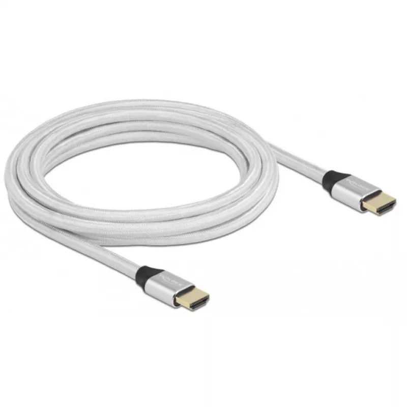 HDMI-kaapeli DeLOCK Ultra High Speed 48 Gbps 8K 60 Hz hopea 3 m