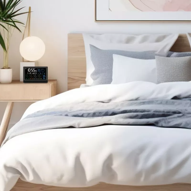 Älykaiutin MANTA MTO200B Windy musta — Bluetooth- ja Wi‑Fi-yhteys, puheavustintuki