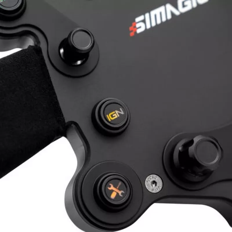 Simagic GTS Alcantara S202 — Alcantara-verhoiltu sim racing -ratti, malli S202