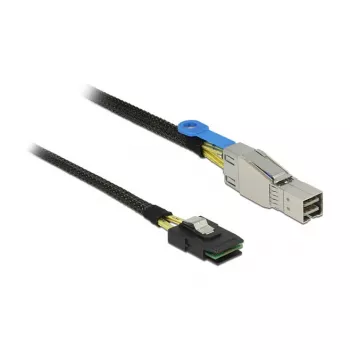SAS-kaapeli DeLOCK 83616 1 m 6 Gbit/s musta