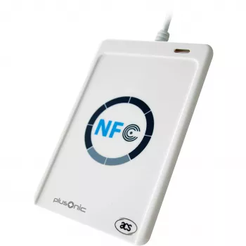 Kortinlukija-kirjoitin Plusonic PLCR-NFC USB NFC RFID lähikorteille ja tageille