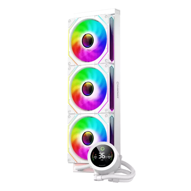 Gamemax | CPU-nestekühler | ICEBURG 360 DIGITAL | valkoinen