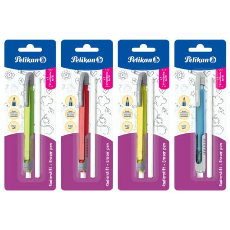 Kynänpyyhin Pelikan 807364 värillinen lajitelma