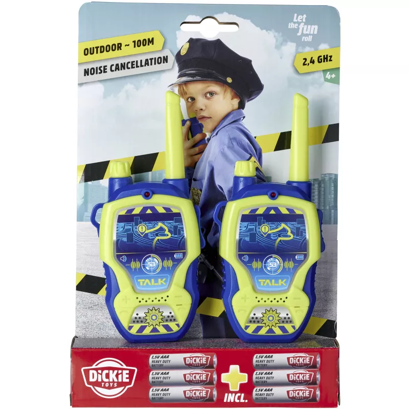 Radiopuhelinsarja Dickie Police 2,4 GHz, 2 kpl, malli 201118197