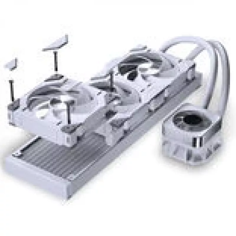 All-in-One-nestemäinen CPU-cooleri PHANTEKS Glacier One 360D30 X2 DRGB 360 mm valkoinen