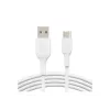 USB-kaapeli Belkin CAB001BT2MWH 2 m USB-A – USB-C valkoinen