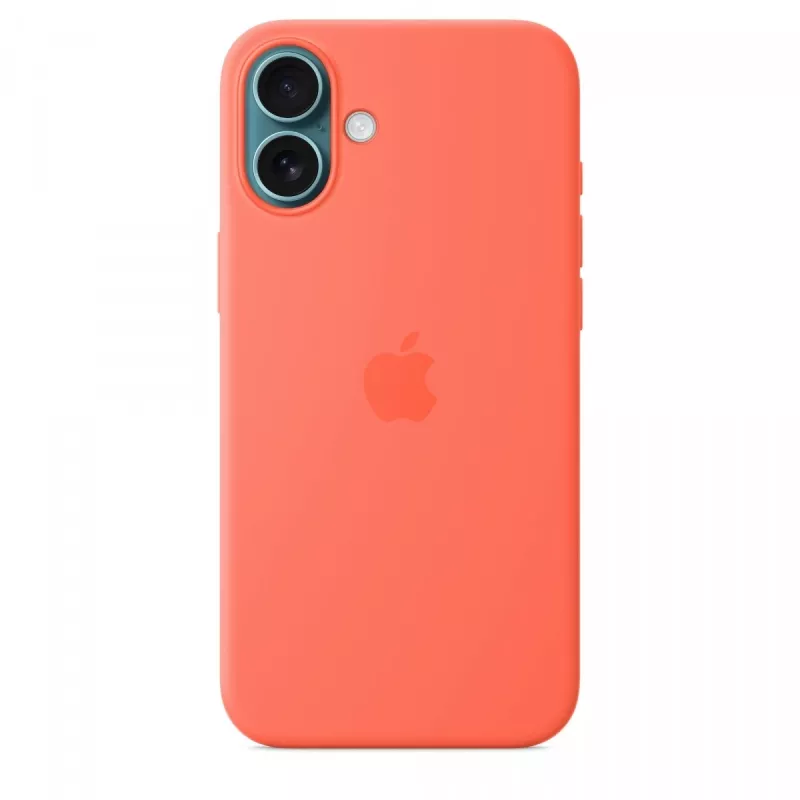 iPhone 16 Plus -silikonikuori MagSafe-yhteensopiva - mandariini