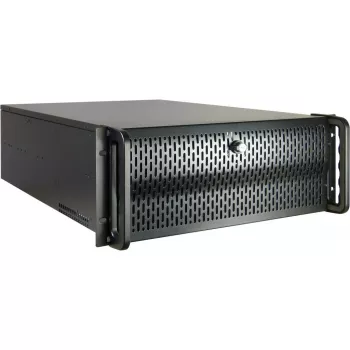 Palvelinkotelo Inter-Tech IPC 4U-4129L rack metalli hopea