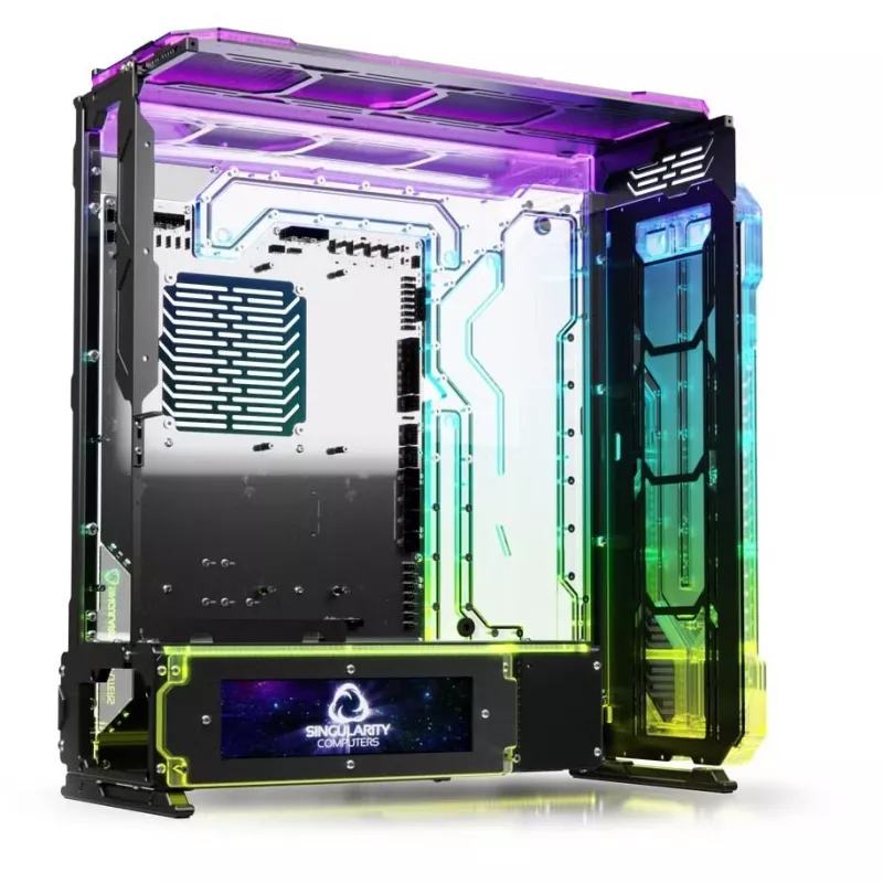 Etupaneeli PC-koteloon Singularity Spectre 4 Elite, akryyli läpinäkyvä