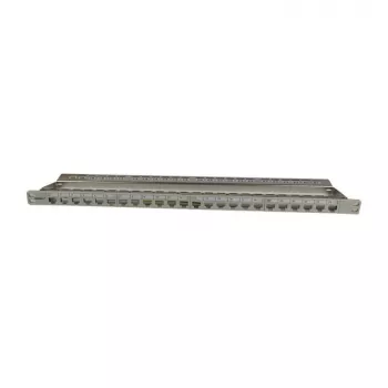 Keystone, moduulikannatin, 48,30 cm (19) patch-paneeli 24xTP-moduulille, 0,5HE, vaaleanharmaa (S216333)
