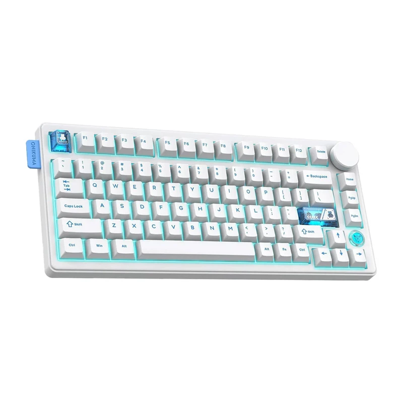 ONIKUMA MT706 näppäimistö, valkoinen, QWERTY