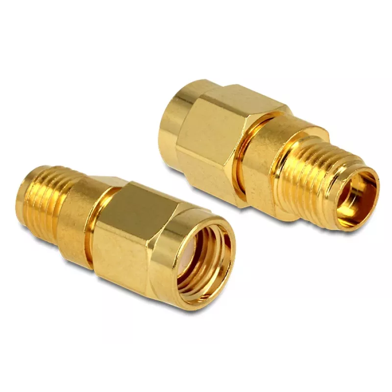 DeLOCK - HF-adapteri - RP-SMA (M) - SMA (W) (88728)