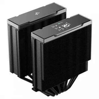 Ilmajäähdytin DeepCool AK620 G2 Digital NYX, 120 mm tuuletin, max. ilmanpaine 2,78 mmH2O, 144 × 127 × 159 mm, musta
