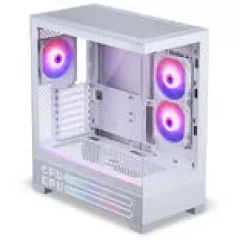 PHANTEKS XT View Matrix -tietokonekotelo, miditorni, E-ATX, karkaistu lasi, Matrix LED - valkoinen (PH-XT523VM1_DWT01)