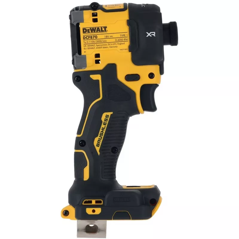 Ruuvinväännin DeWalt DCF870NT-XJ, 18V Li-Ion, 56 N·m, 1/4 inch istukka, pistoolikahva, 100 mm pituus