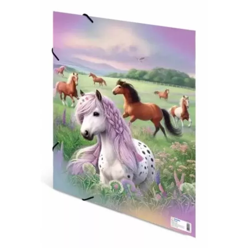 Pikakansio HERMA kuminauhakansio A3 pahvi Horse World