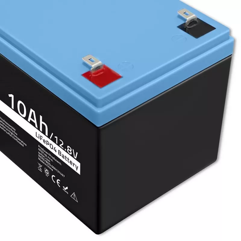 Akkupaketti LiFePO4 QOLTEC 10Ah 12,8V 128Wh integroidulla BMS:llä