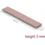 DeLOCK 18484 lämpötyyny 3 W/m·K pinkki 20x120x3 mm