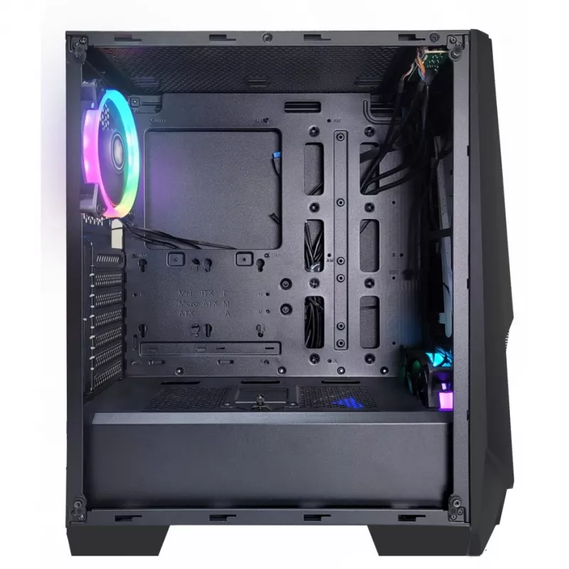 Xilence Xilent Blast X505.ARGB pelitietokonekotelo, RGB ATX midi-torni, musta (XG141)