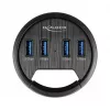 USB-keskitin DeLOCK 64153 Type-A 5000 Mbit/s musta